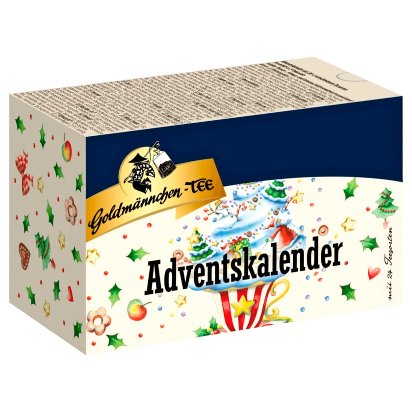 Goldmännchen-Tee Adventskalender Stern 49,5g, 25 Teebeutel